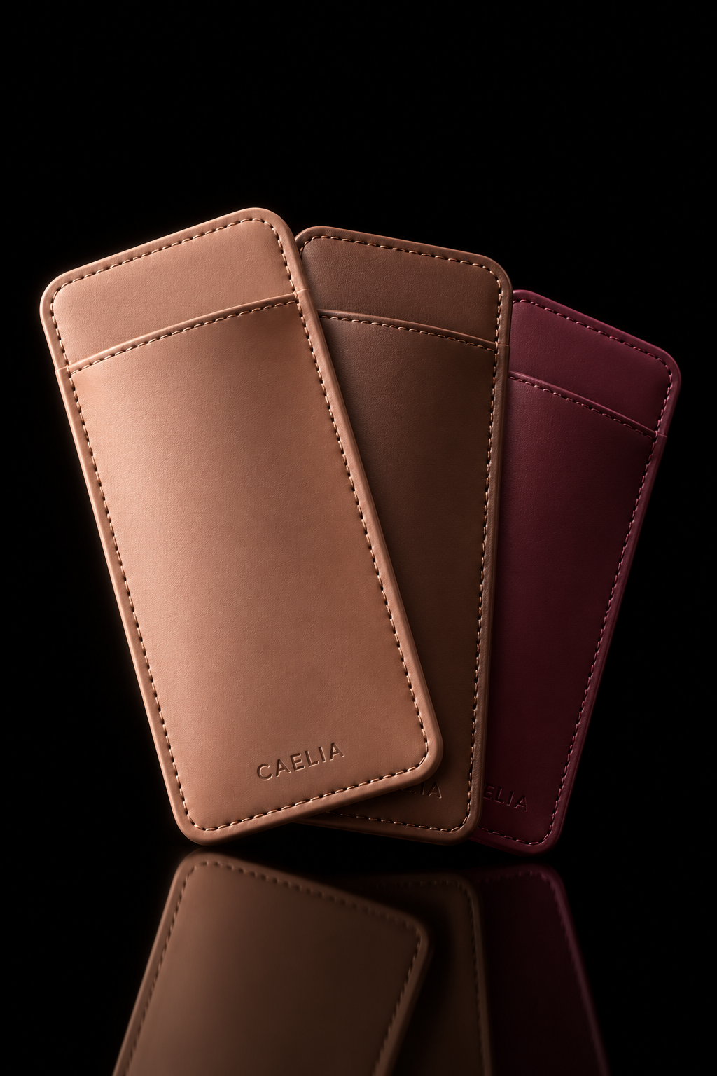 Caelia in Rosa cipria, Marrone e Bordeaux